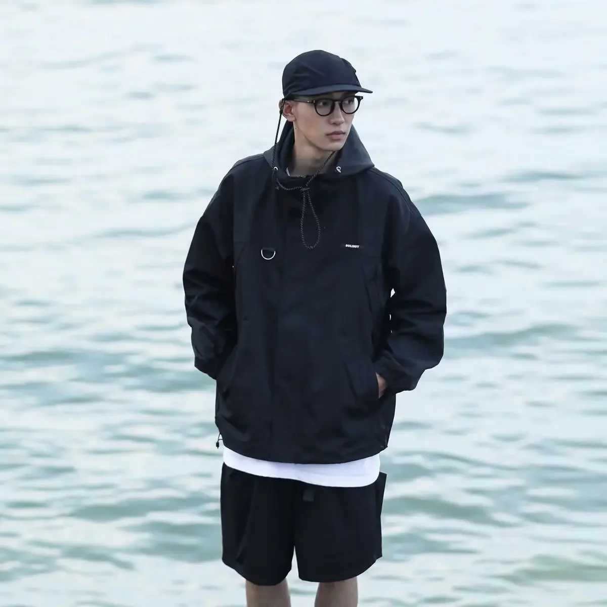 Trendy Korean Style Double Layer Waterproof Windproof Mens Casual Versatile Autumn Jacket For Teenagers And StudentsT250311