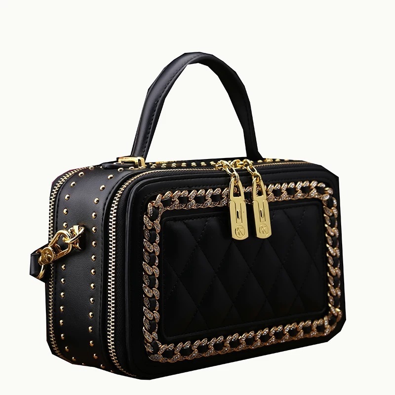 Dia Studded Handbags For Women 2024 New Fashion One Shoulder Ladies High End Crossbody Bags