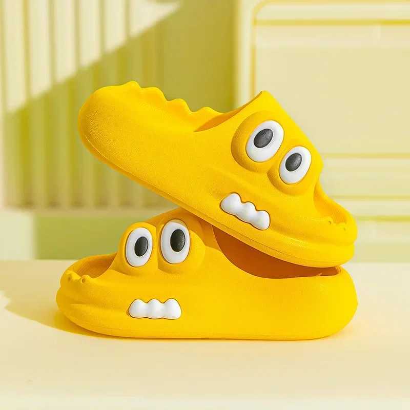 Children Home Shoes Cartoon Pattern Slippers Boys Girls Soft Comfortable Slip-on Shoes Lightweight Indoor Kids Toddler FootwearT250311