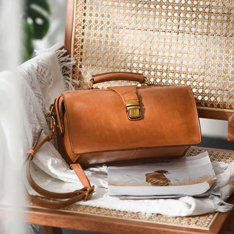 Organizers designers handmade vintage genuine leather women's handbags outdoor party fashion real cowhide shoulder bag