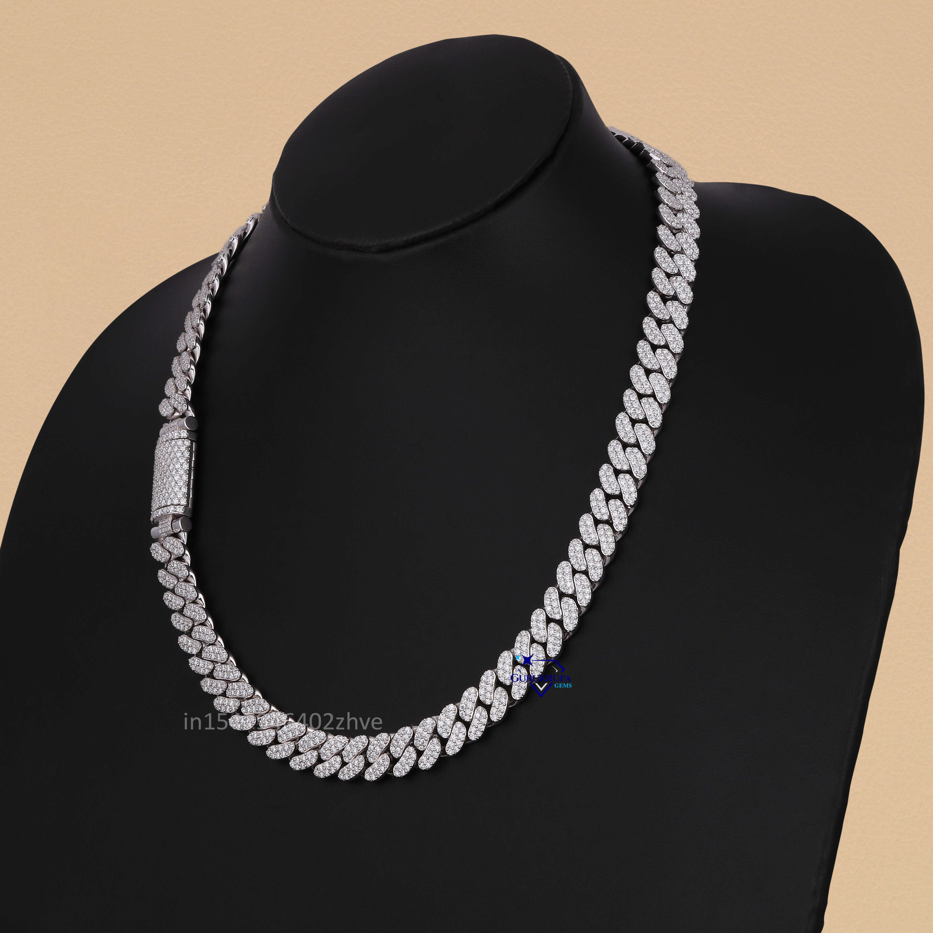 Hip Hop 14KT 10 MM Heavy Custom Necklace Men High Quality VVS Moissanite Dias Cuban k Chain Gold Sier Main Pearl