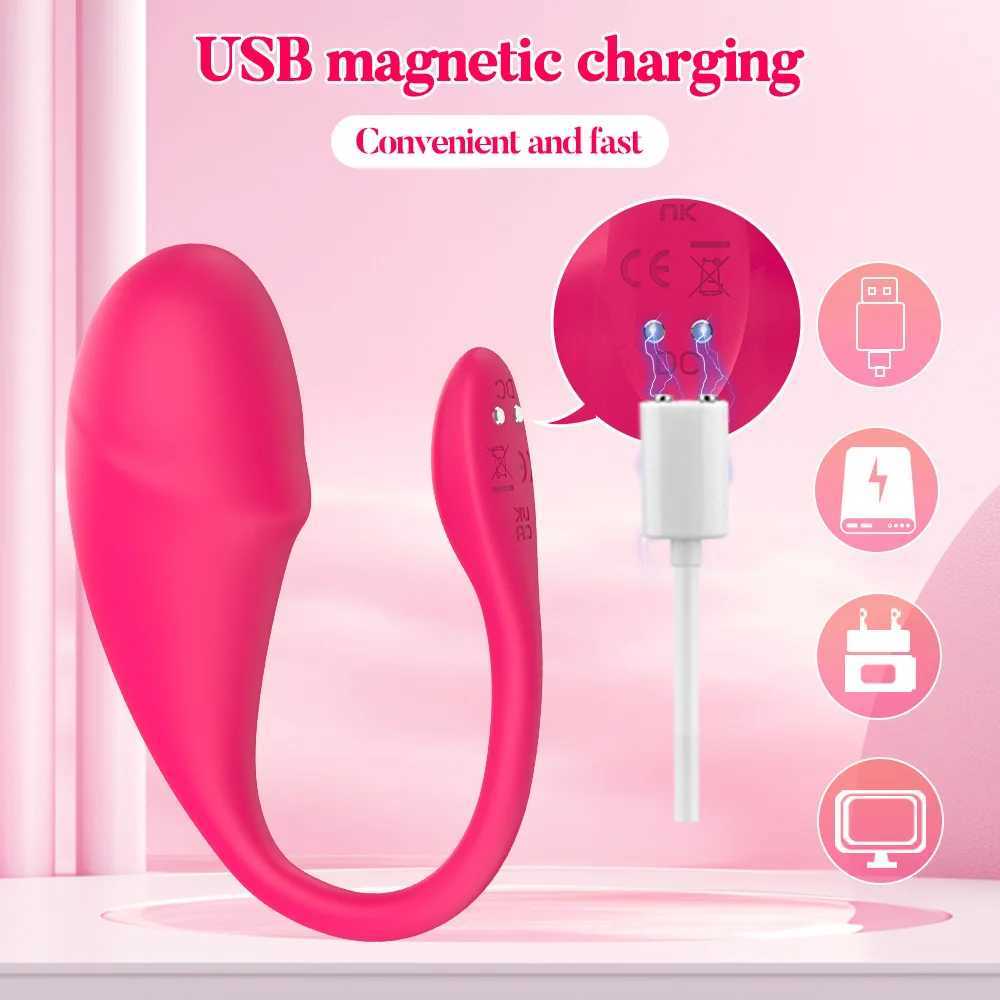 APP Woman Vibrating Egg Vaginal Massager A Point Stimulator Remote Control Of Wearable Woman Adult Sex ToysXJ250311