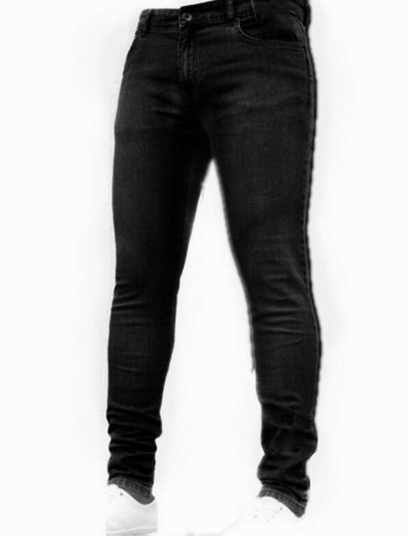 Men's hot European and American tight fitting shorts men's jeans 2025 new casual fashion trend clothing