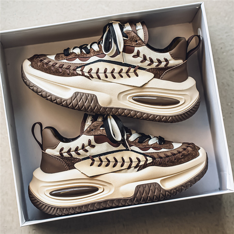 Designer's Spring New Thick Soled Sports Shoes Fashion Student Casual Dad Shoes Multi Functional Sports Running Shoes Live Streaming Men's S