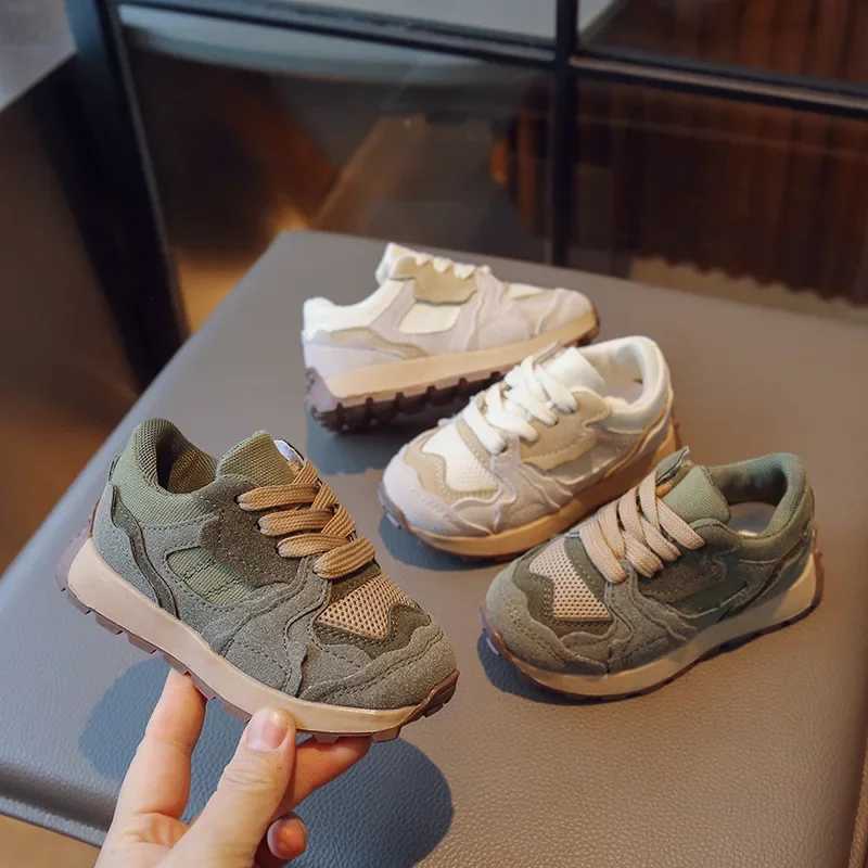 Childrens spring tennis shoe trend boys sports shoes anti slip soft soled sports shoes baby sports shoes fashionable casual shoesXJ250311