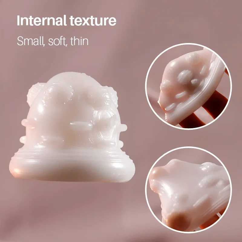 3D Male Masturbator Egg Cup Pocket Pussy Penis Sleeve Cock Exerciser Massager Reusable Delay Lasting Training Sex Toys For MenXJ250311