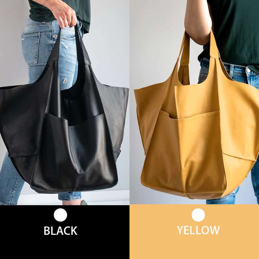 Designer Aged Metal Look Pu Leather Shoulder Bags Casual Soft Large Capacity Tote Women Handbags Retro Big Shopper Purses