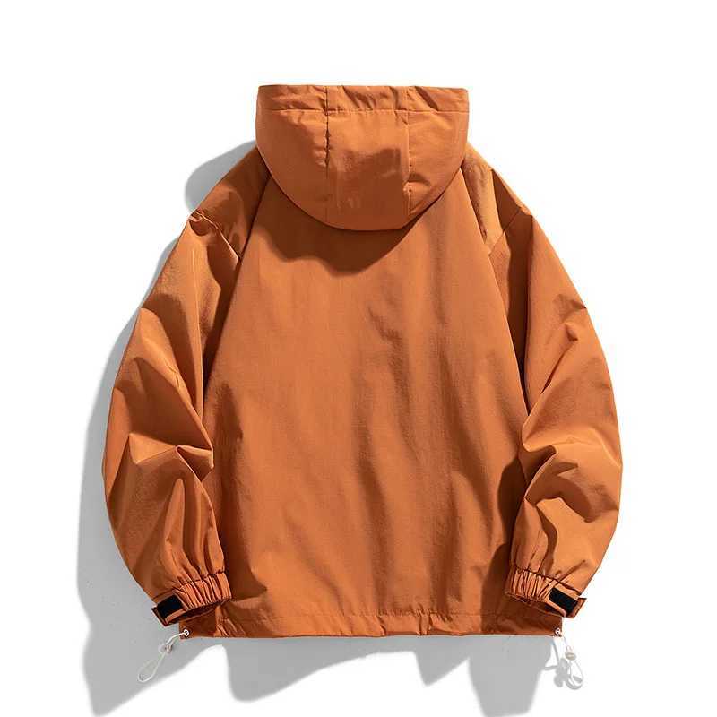 Mens Coat Spring and Autumn Season New Korean Edition Casual Versatile Top Couple Hooded New Autumn TrendT250311