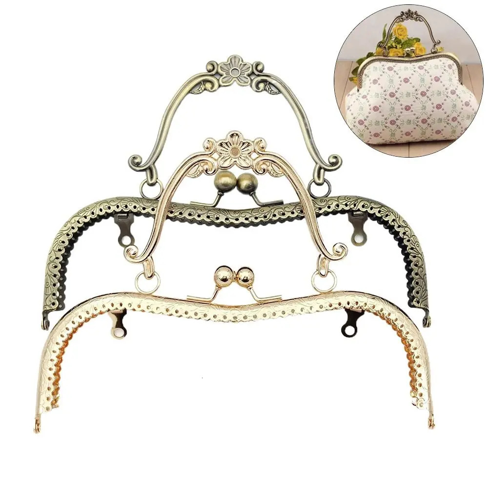 Purse Clasp Frame Bag Kiss Lock Metal for DIY Craft Making 250311