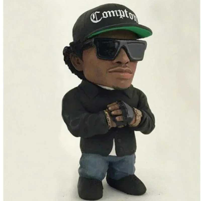 Tupac Figurine New Rapper Star Cool Hip Hop Guy Ornaments Creative Desktop Statue Home Living Room Office Decor Doll RapperT250310