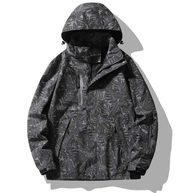 Spring and Autumn Mens and Womens New Style Jackets Thin Hooded Jackets Waterproof Outdoor Sports Mountaineering SuitsT250311