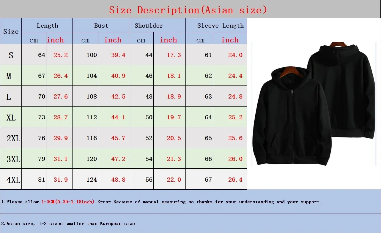 Mens oversized zipper hoodie autumn wool solid jacket sports shirt Korean fashion mens top 250311