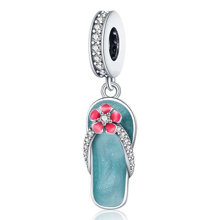 925 Sterling silver slippers ice skates Charms jewelry accessories charms beads fit bracelets necklaces key chains DIY Jewelry gift for women