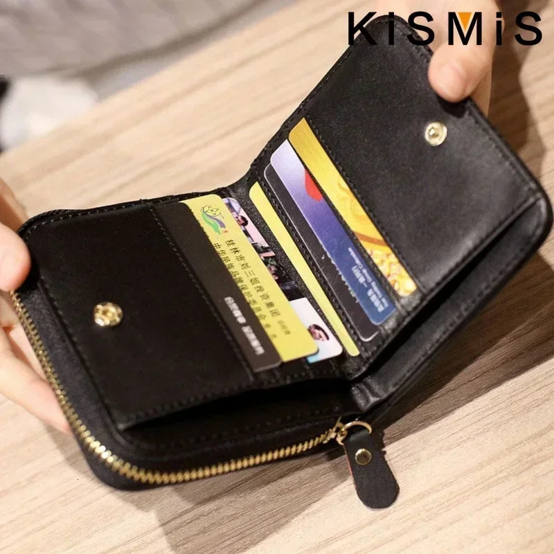 Women Wallets Cute Kawaii Small Pink y ner Ladies Purse Leather Coin Holder 250311
