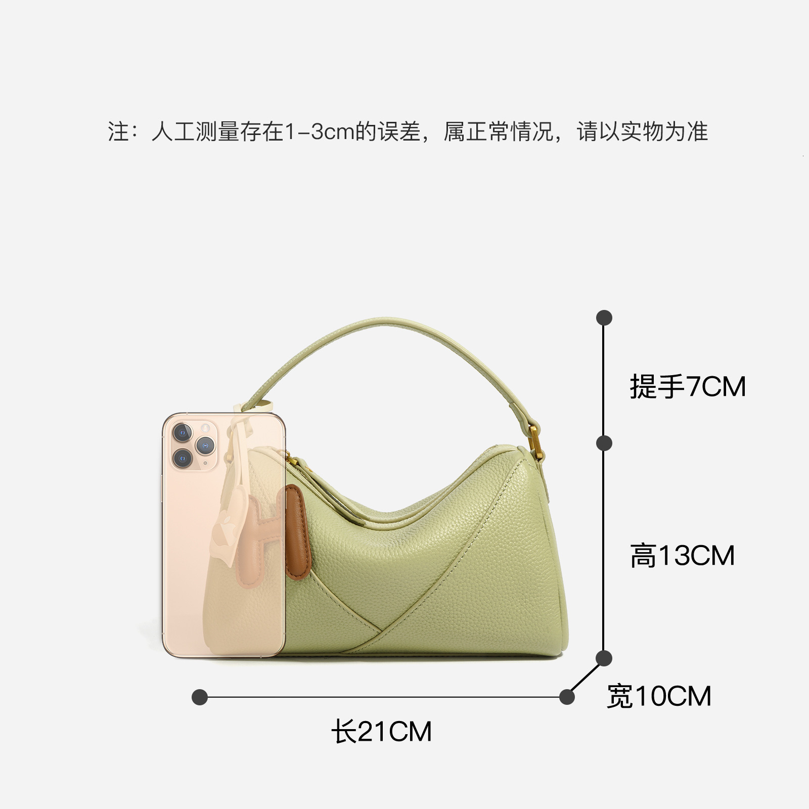 New Top Layer Boston 2025 Summer Simple Texture Cowhide Shoulder Crossbody Bag With Niche Design Sense