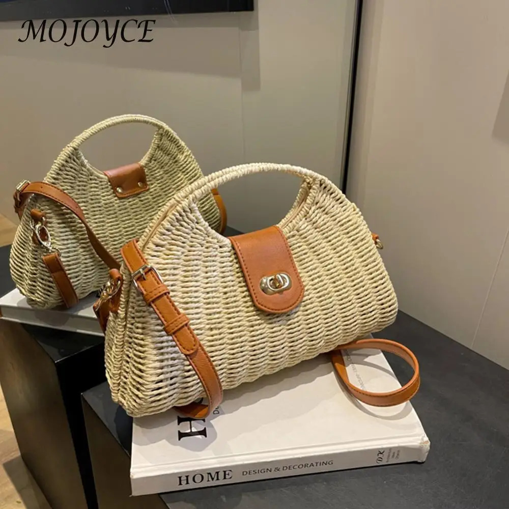 Stylish Handmade Women Shell Tote Bag for Summer Casual Use in Khaki and Beige Perfect for Holidays R250311
