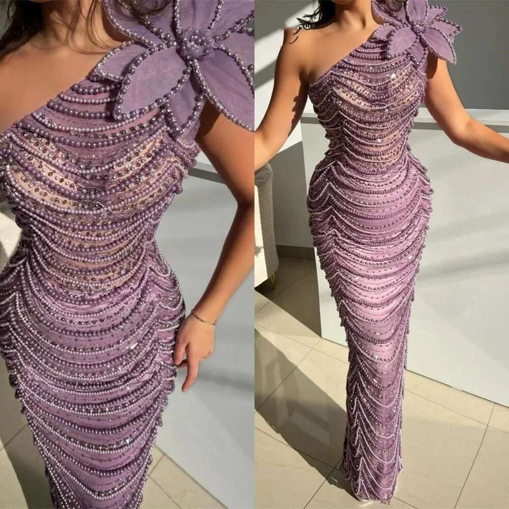 the complete pearls lace formal evening occasion dresses for arab party appliques custom dress robe