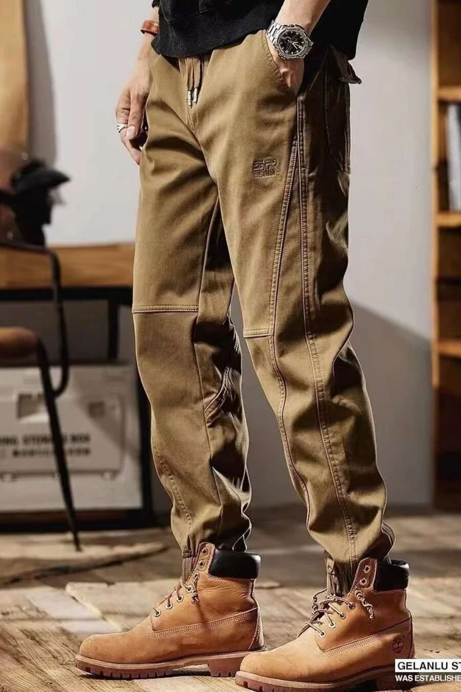 American Retro Workwear Casual Pants Fashion Designer Men s Loose Jeans Versatile Personality Trend Household Casual Pants 2025 New Style