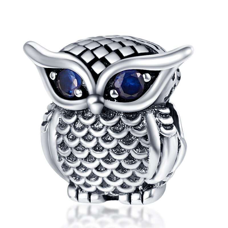 Hot selling 925 Sterling silver butterfly dragonfly bee owl Charms pendant beads Fit 925 Sterling Silver bracelet necklace DIY jewelry accessories for