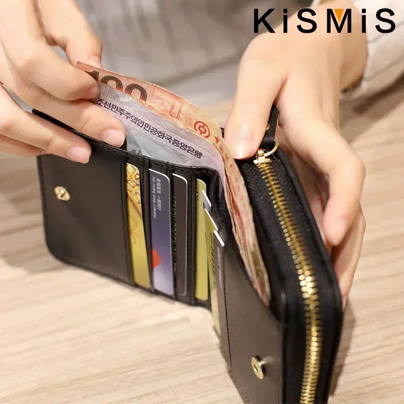 Women Wallets Cute Kawaii Small Pink y ner Ladies Purse Leather Coin Holder 250311