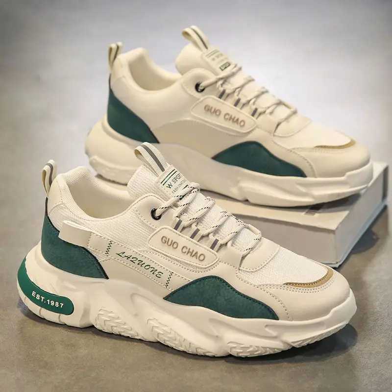 Mens shoes new hot summer mesh breathable mens sneakers casual shoes thick-solid orgasm brand W250311