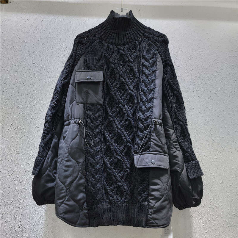 Unique Niche Design, Woven Warm Long Sleeved Sweater For Women In Autumn Winter, Casual Versatile, Slimming And Age Reducing, Instagram Trend