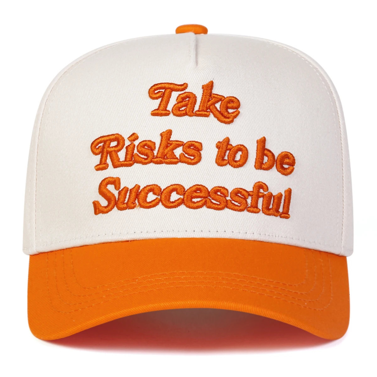 Unisex Take Risks To Be Successful Embroidery Baseball Caps Spring Autumn Outdoor Adjustable Casual Hats Sunscreen Hat 250311