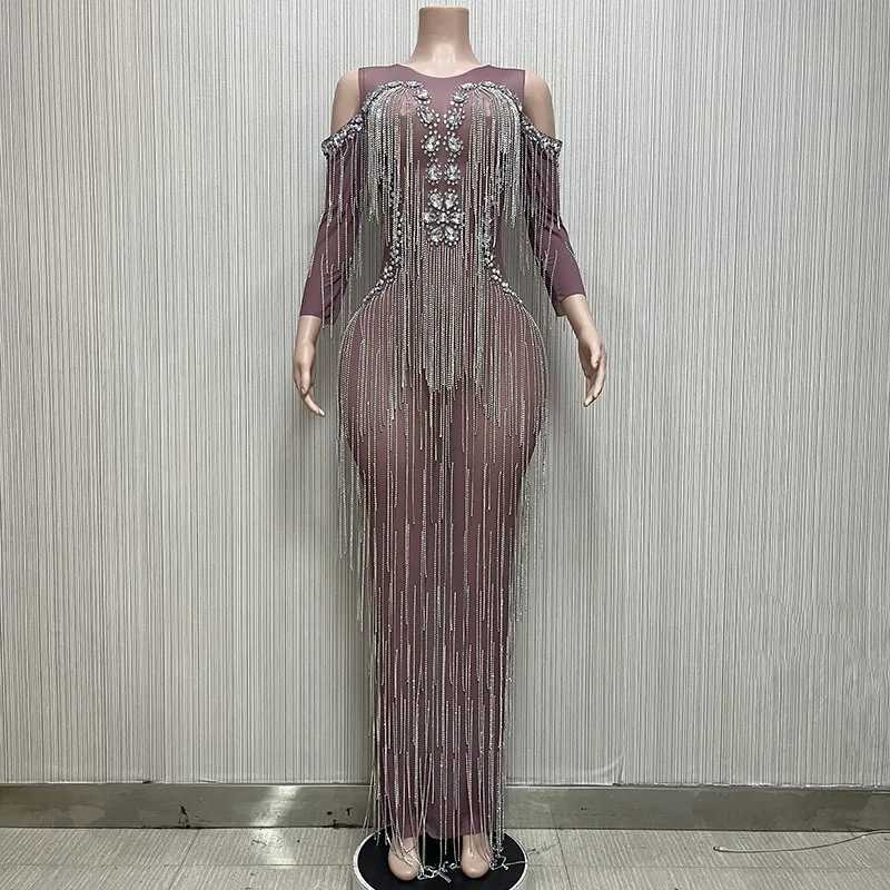Deluxe Diamond Water Diamond Maternity Dress with Crystal Edges Used for Photo Shooting Baby Shower Dress Stretch Maternity Dress X250224