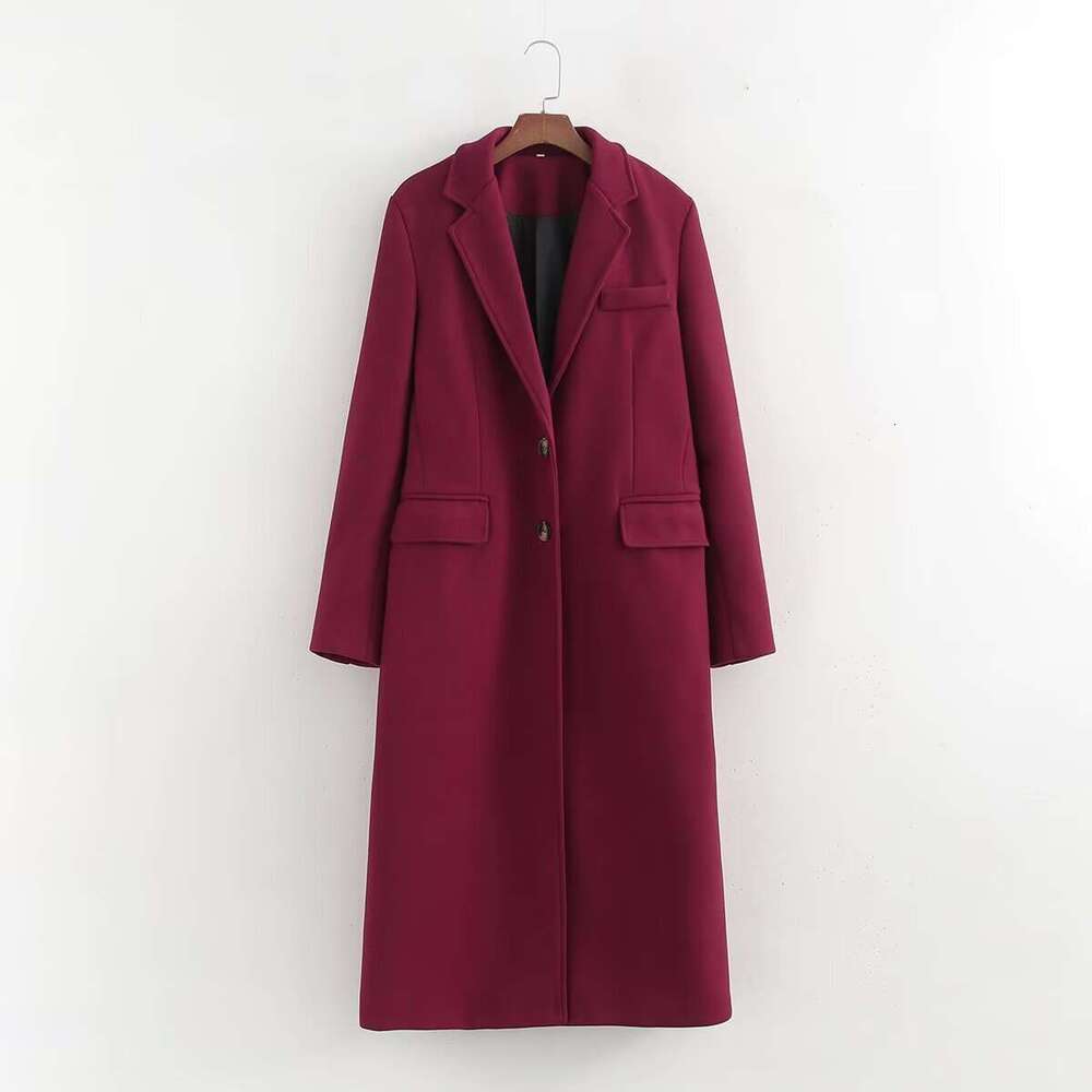 Women's Clothing 2024 Autumn And Winter New Street Fashion Temperament Long Coat Jacket