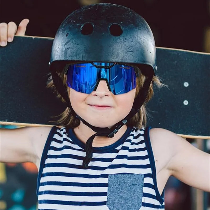 Cool Ku Kids Sunglasses Polarized Youth Baseball Sunglasses Sports Cycling Glasses UV400 for Boys Girls Age 8-14 250311