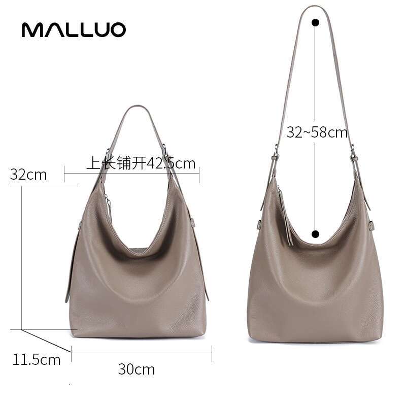 Women Cowhide Genuine Shoulder Bag Ladies Large Capacity Cow Leather Handbag Female Fashion Design Crossbody Bags
