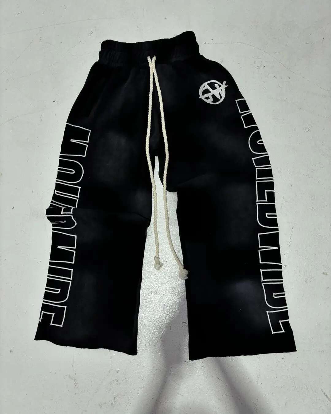 Y2k Retro High Street Black Women Sports Fashionable Ins Haruku Goth Casual Straight Leg Simple Jogging Pants