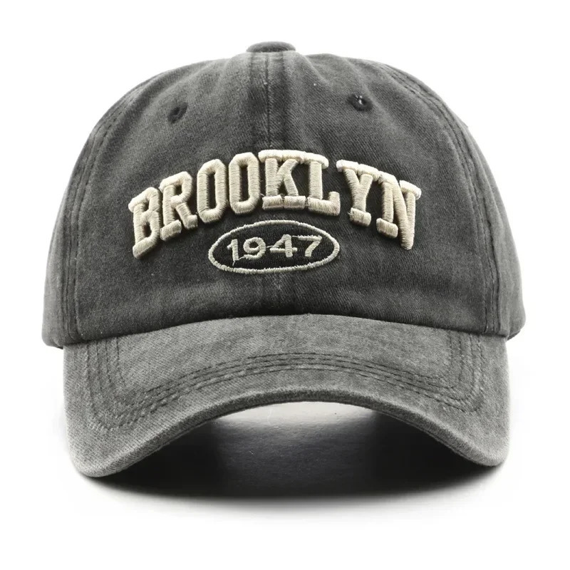Retro womens baseball cap pure cotton dad embroidered hat seasonal casual snaps summer sun neutral gorilla 250311