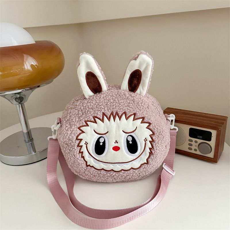 Free Shipping New Designer Bag Bubble City Amusement Park Rab Cross Furry Bag For Women Cute Bunny Bag Wallet Crossbody Bag