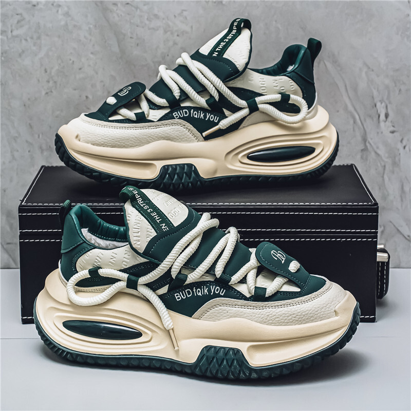 2025 Men's Niche New Designer Training Sneakers Outdoor Korean Edition All Round Casual Sports Running Shoes Student Trendy Dad Shoes