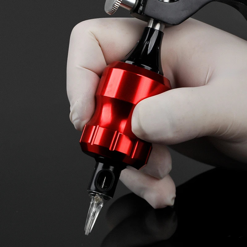 Aluminum Alloy Cartridge Tattoo Grips 32MM Adjustable Tattoo Tube for Cartridge Needle with Needles Bars 250306