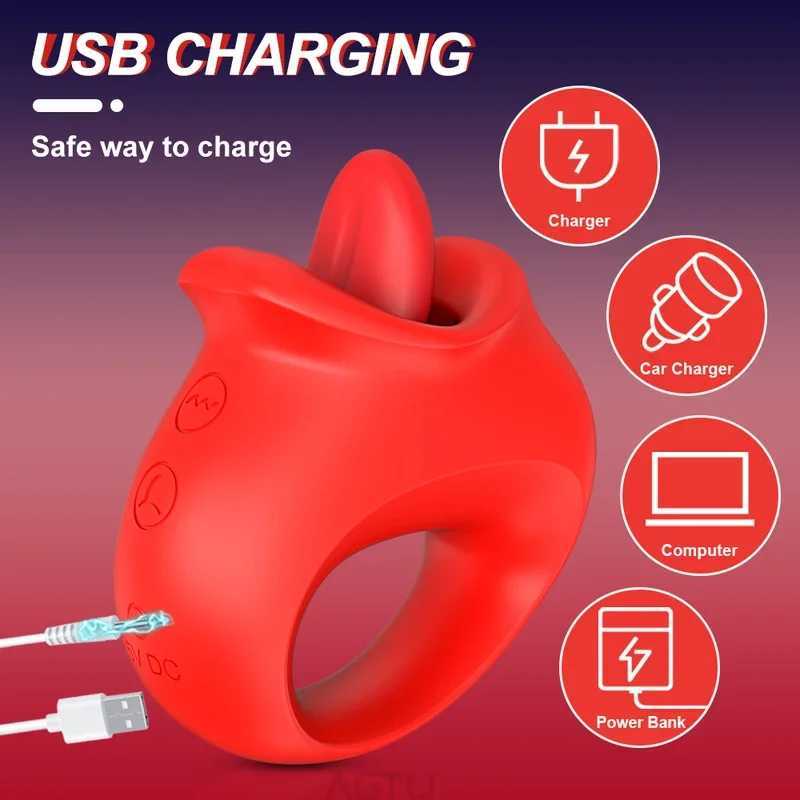 Swing Women Tongue Licking Oral Nipple Stimulator Masturbator Sex Toys for Female Adults GoodsXJ250311