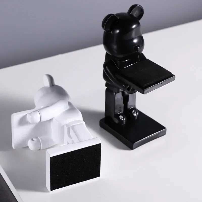 Aesthetic Bear Watch Display Rack Holder Creative Plating Bear Figure Watch Storage Shelf Support Decoration Table AccessoriesT250310