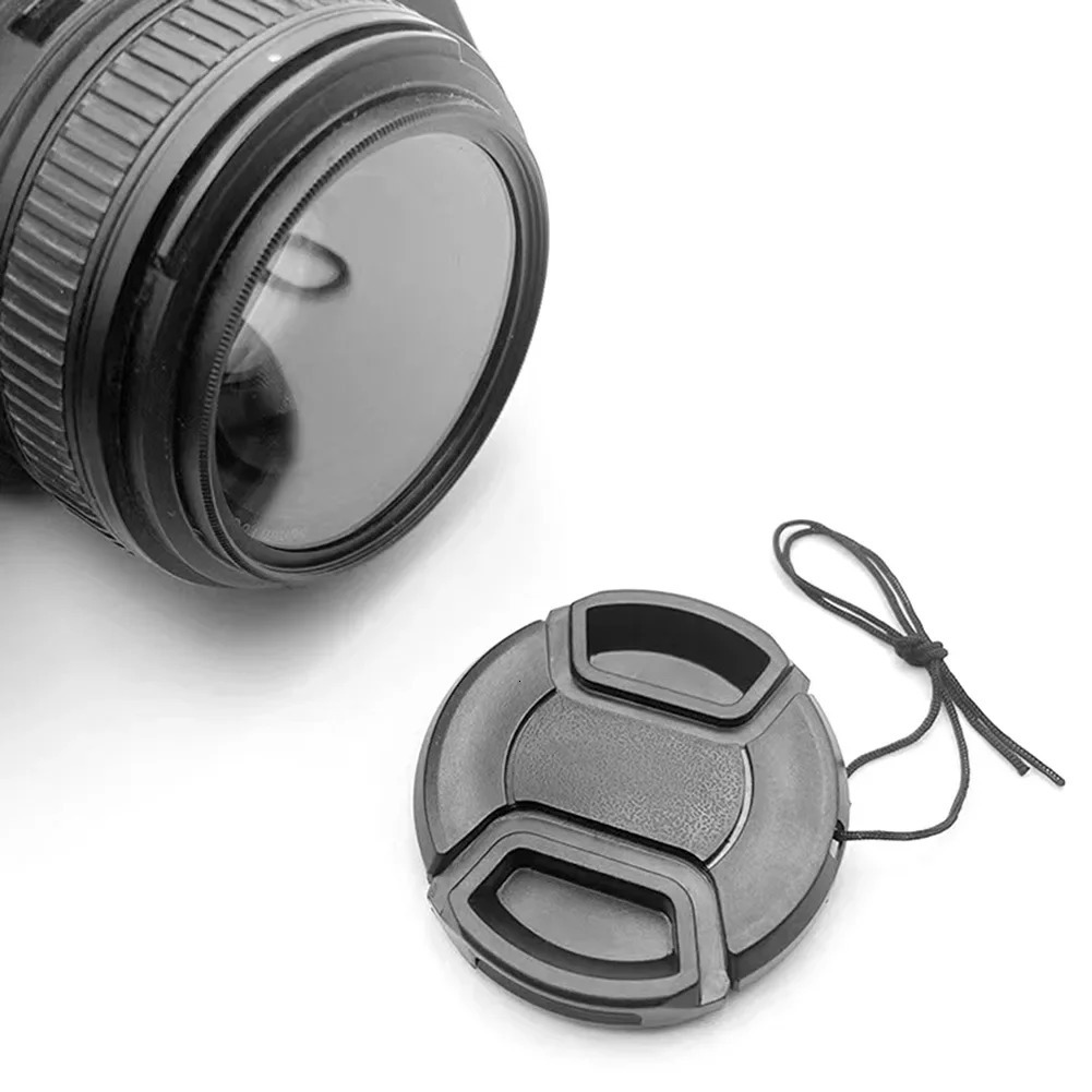 49mm 52mm 55mm 58mm 62mm 67mm 72mm 77mm Camera Lens Cap SnapOn CenterPinch Cover for DSLR 250304