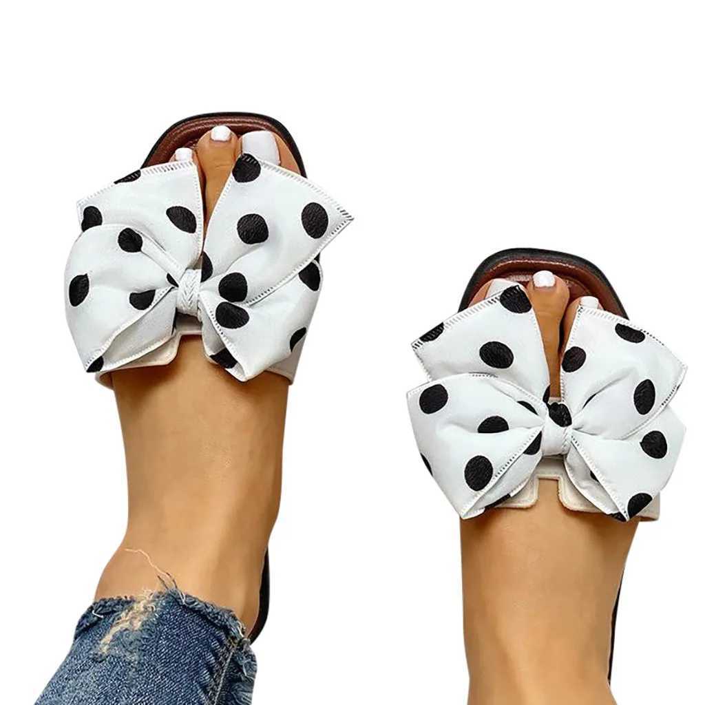 WomenS Summer Bohemian Clip Toe Flip Flops N-Slip Flat Slippers Beach Shoes 2024 Ladies Flat Bow Slippers Beach ShoesXJ250610