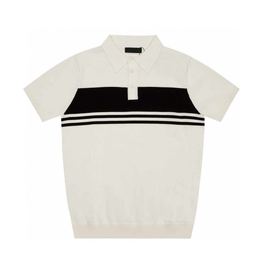 Men's Plus Tees & Polos Round T-shirt plus size neck embroidered and printed polar style summer wear with street pure cotton q12ed