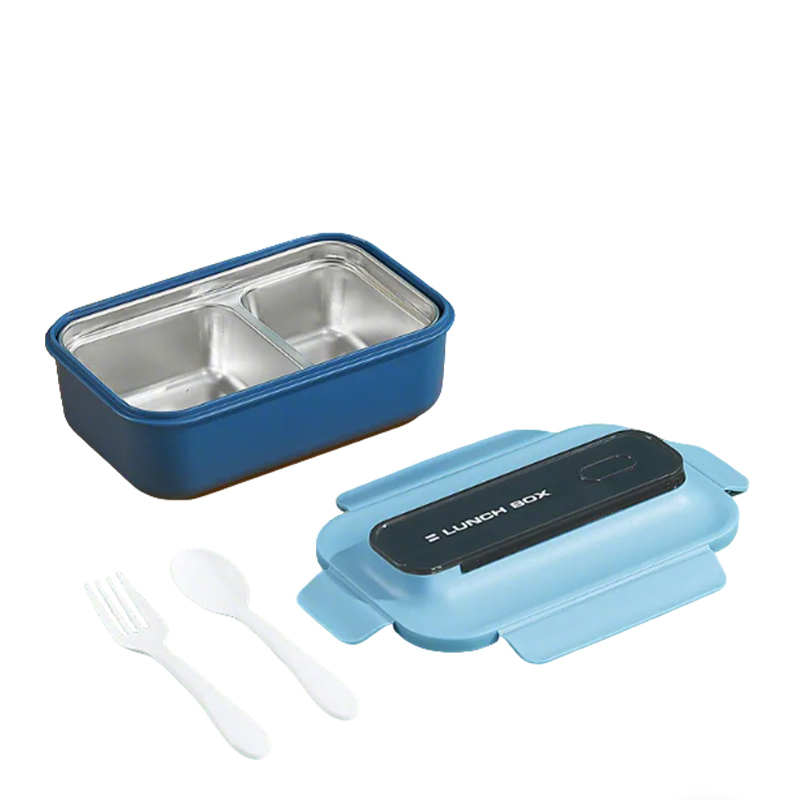 Multipurpose Portable Snack Holders - Secure Double Section Travel Dishes with Locking Lids