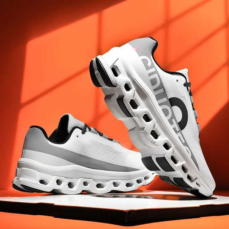 New Arrival Mens Casual Sports Shoes Fashion Breathable Comfortable Fabric high Elastic Hhollow Design Outsole Large Size 39-45 T250311