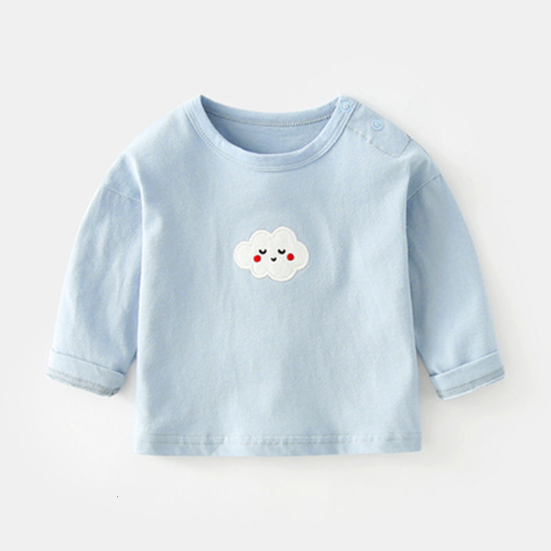 Ddmyshoesvip Spring Clothes Baby Year Old Girl Long Sleeved T Shirt Boy Pure Cotton Bottom Shirt Boys And Girls Autumn Clothing