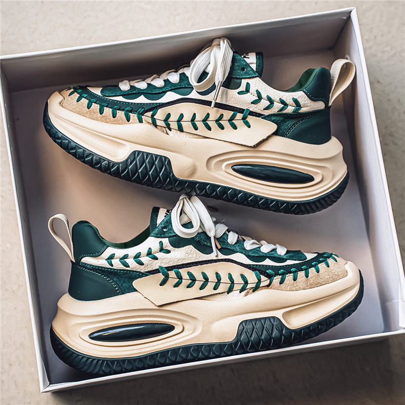 Designer's Spring New Thick Soled Sports Shoes Fashion Student Casual Dad Shoes Multi Functional Sports Running Shoes Live Streaming Men's S