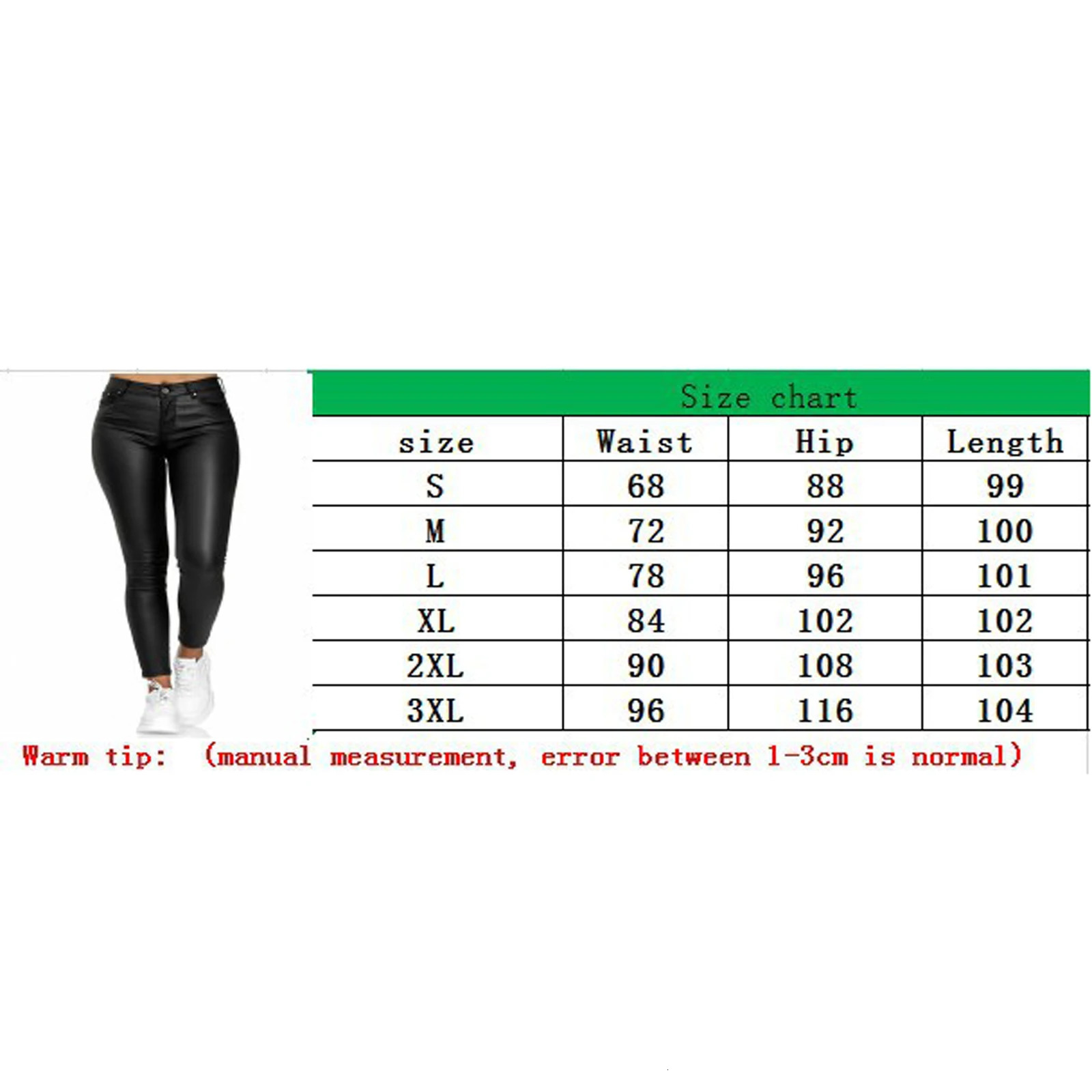Women PU Leather Pants High Waist Skinny Push Up Leggings Elastic Trousers Spandex Jeggings Streetwear S3XL 250305