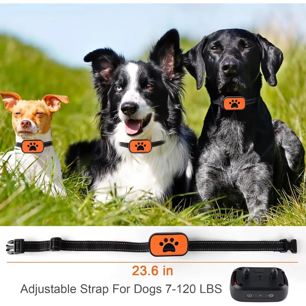 Pet Dog Anti Barking Device Electric Dogs Training Collar Dog Collar USB Chargeable Stop Barking Vibration Anti Bark Devices