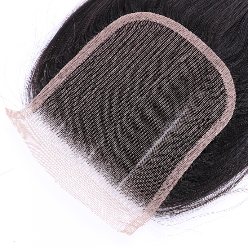 8-20 Inch 4x4 Lace Human Hair Closure 8A Grade Remy Hair Natural Looking Invisible Part High Quality Straight Wigs for Women Elegant and Intellectual 
