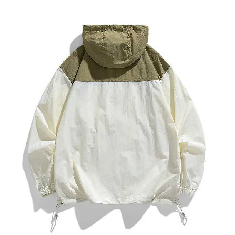 Sun Protection Clothing for Mens New Summer Sun Protection Clothing for Mens Breathable and UV Resistant Home JacketsT250311