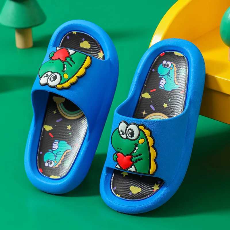 Summer Slippers Cartoon Shoes Boys Girls Children Slippers KidsCute non-slip Sandals Indoor Home Bathroom Shoes Baby Beach SandT250311